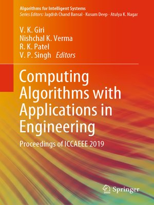 cover image of Computing Algorithms with Applications in Engineering